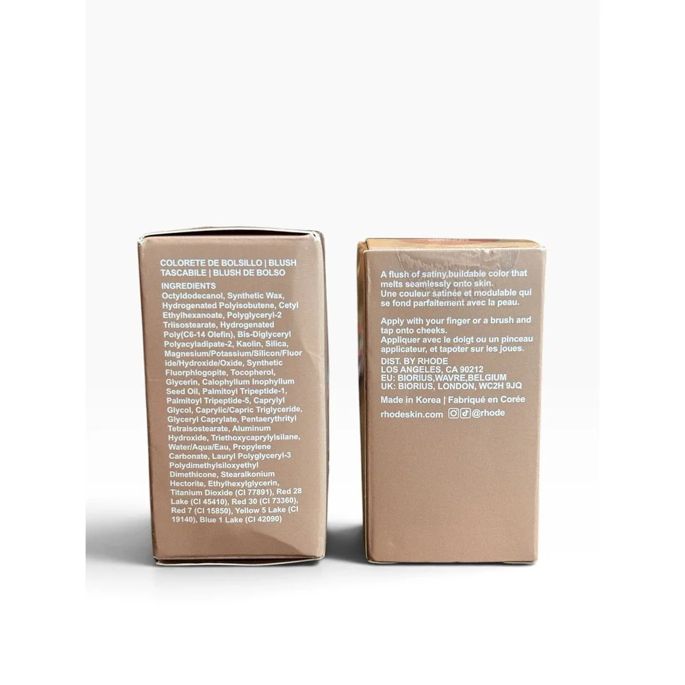 Rhode Pocket Blush Date CakeCream Blush Set of 2 New